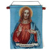 Sacred Heart 13x18 Tapestry Wall Hanging 1318-SHJ