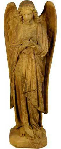 Chapel Crossed Angel 26" Statue