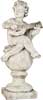 CHERUB ON FINIAL TAMBOURINE 39.0"H Statue