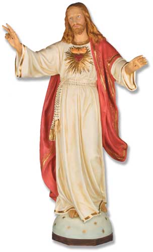 Blessing Jesus Sacred Heart Statue