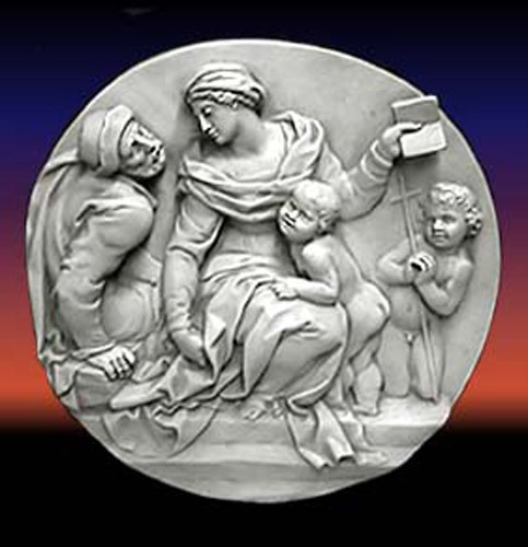 Unknown Frieze Round Plaque