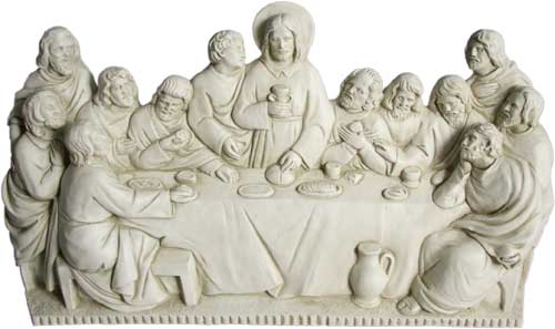 Last Supper Sm. Plaque