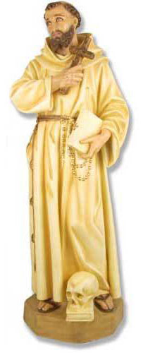 St. Francis (Skull & Cross 63" Statue