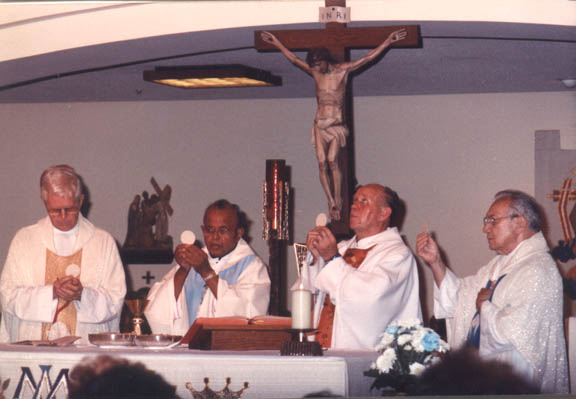 The Magnificent Four Catholic Priests of ARCO Plaza, Los Angeles